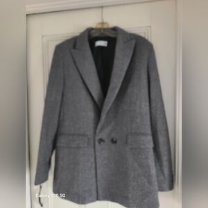 Mango Houndstooth Blazer